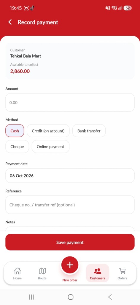 Collect or quote